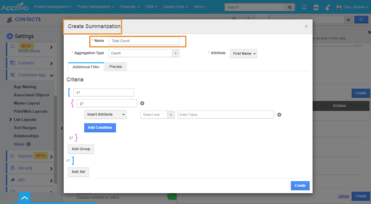 Create summarization