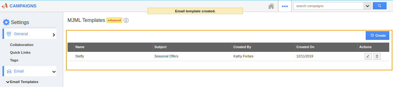 mjml templates