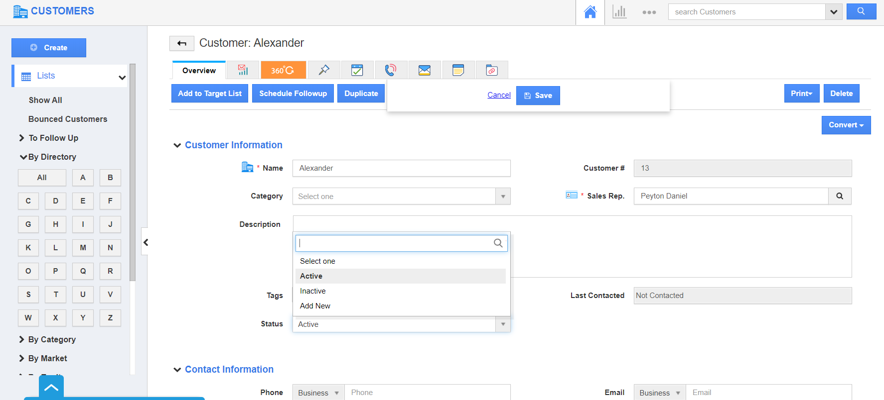 Editable Fields