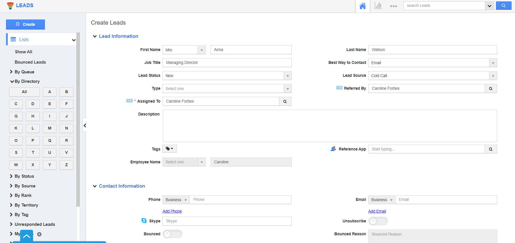 How to enable the duplicate option in the Leads App?