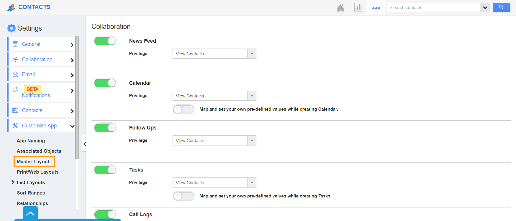 Customize App