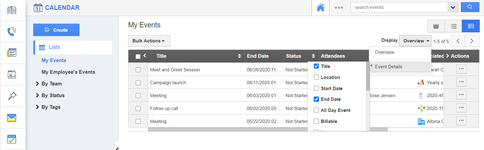 Display Dropdown