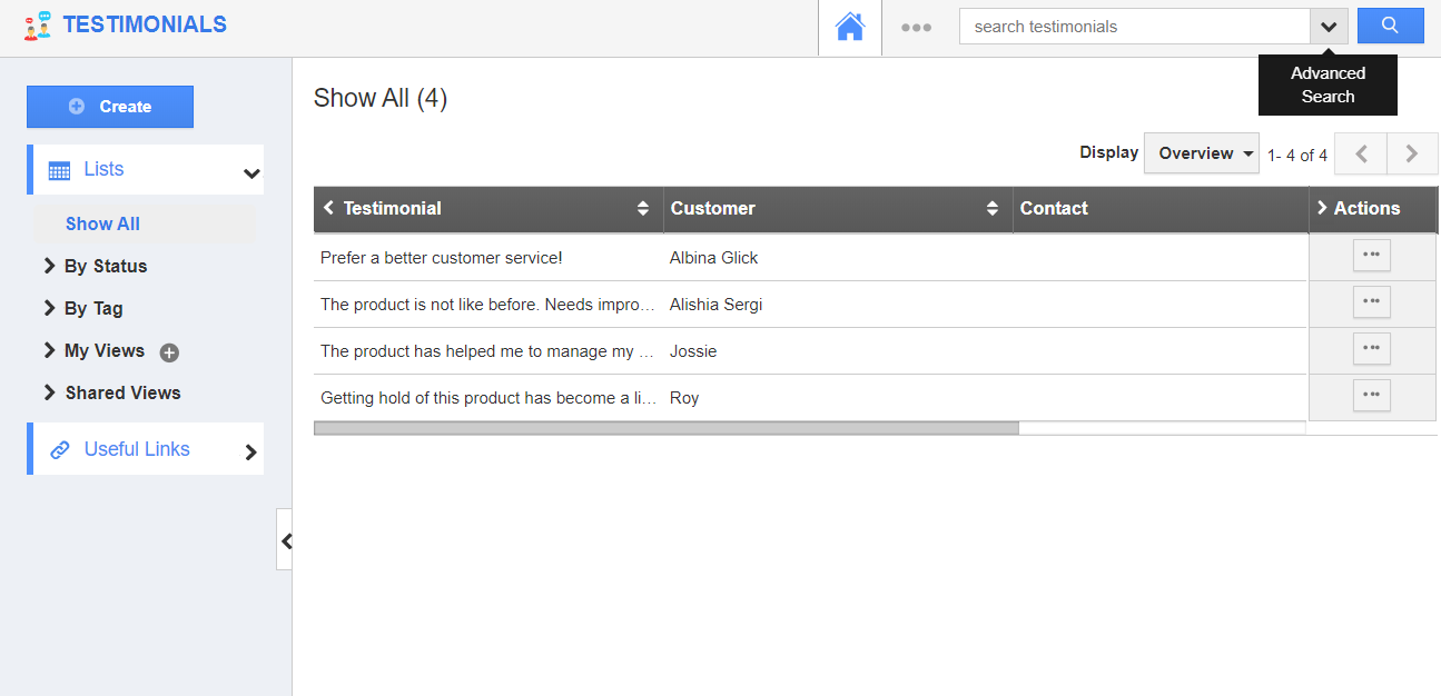 Advanced Search Icon