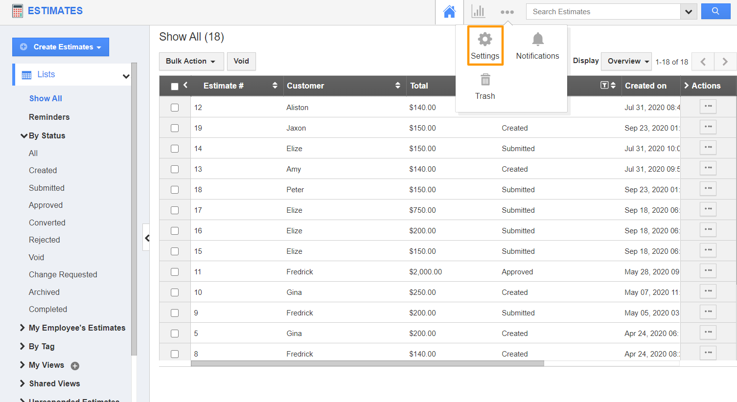 How to configure the file name prefix in Apptivo?