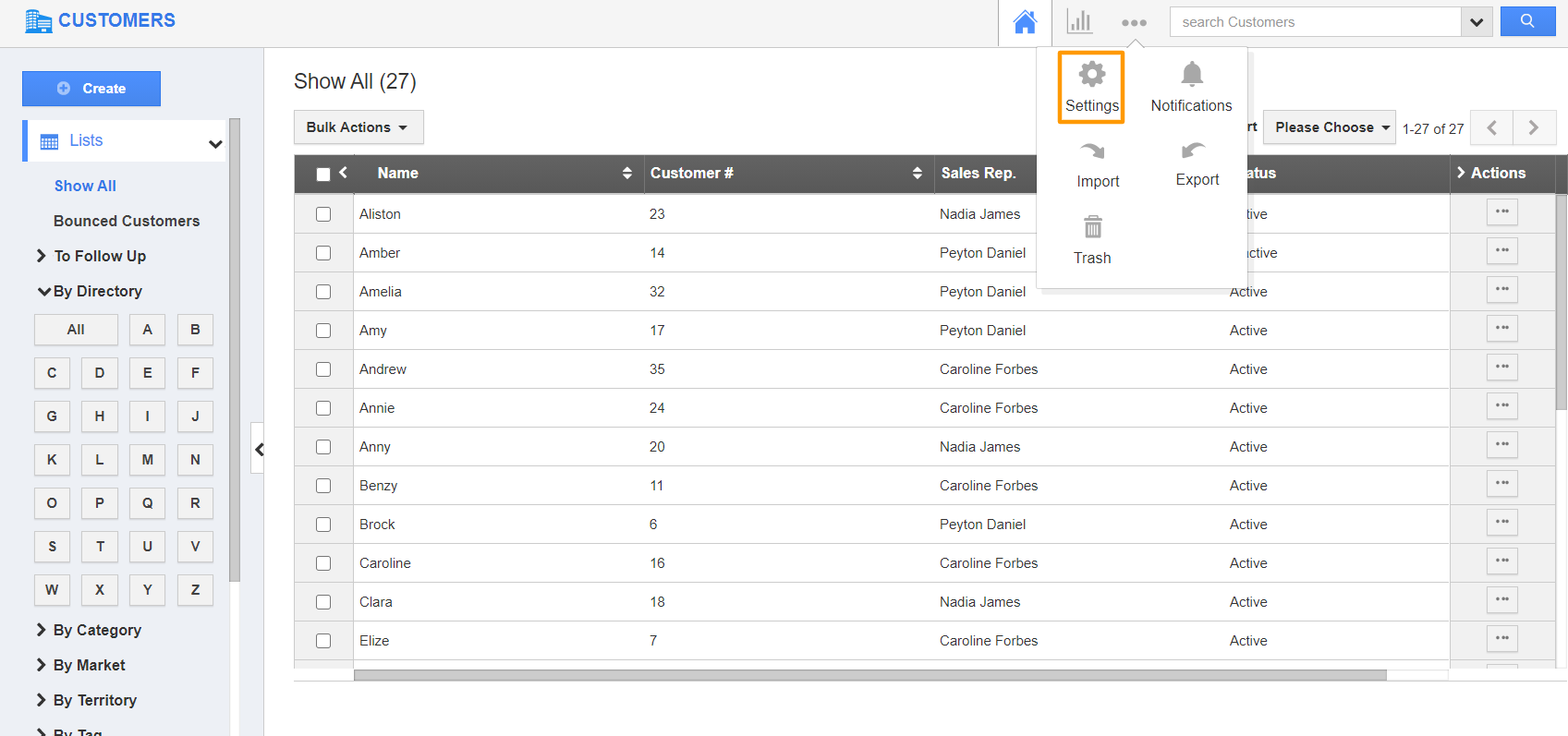 How do I add a Ref App and Ref App Field in the Customers App?