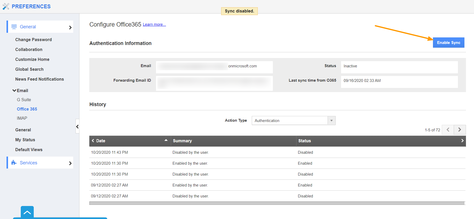 how to sync office 365 with phone