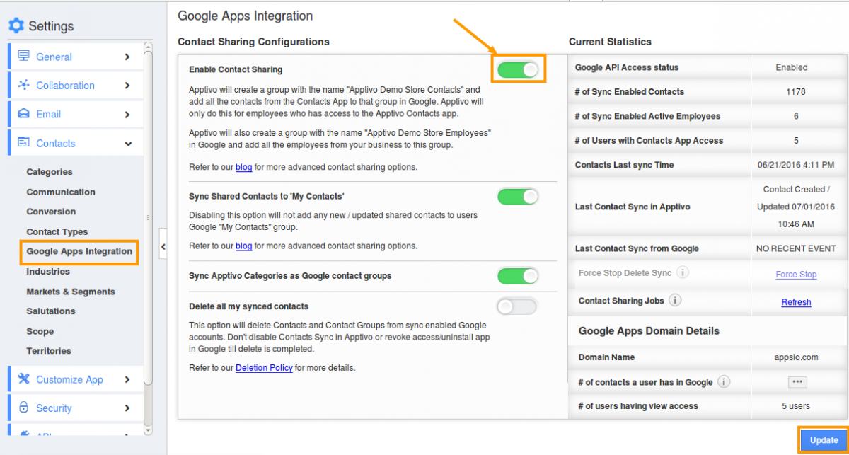 Enabled Toggle