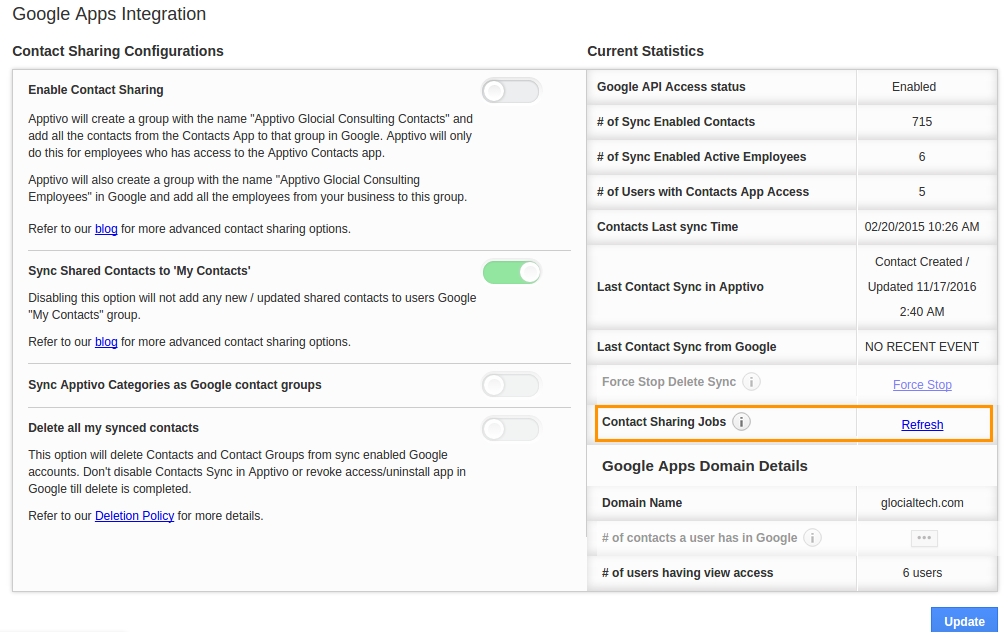 google contacts airtable integrations