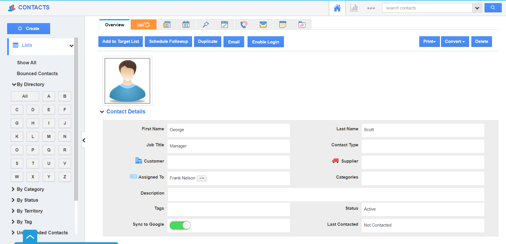 google contacts airtable integrations