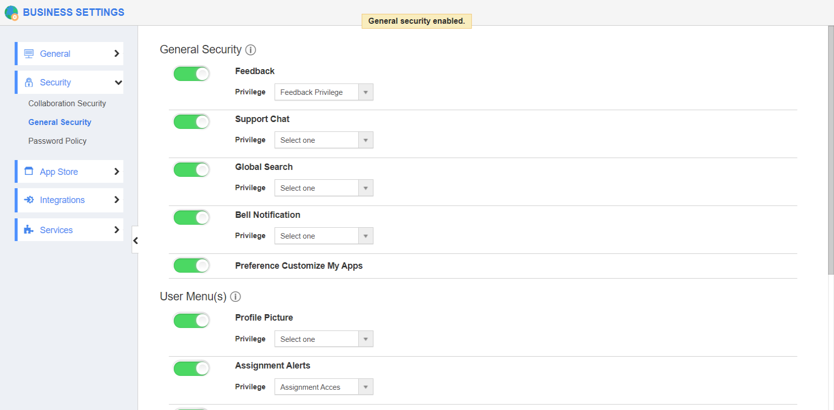 Enabled Toggle
