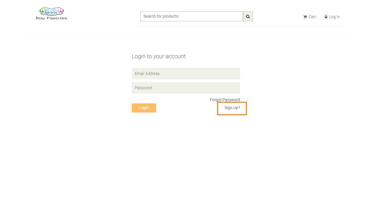 Sign up
