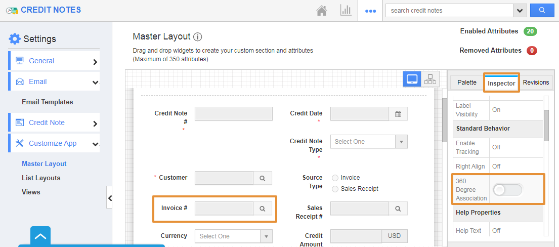 360 Association Toggle