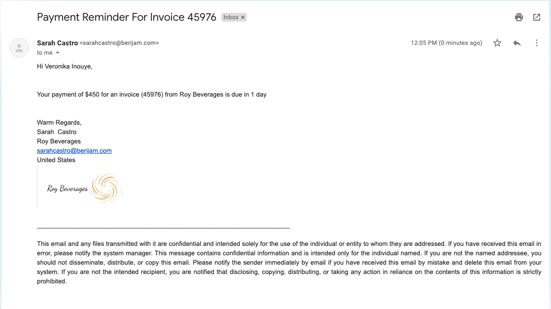 nice reminder email nice reminder email