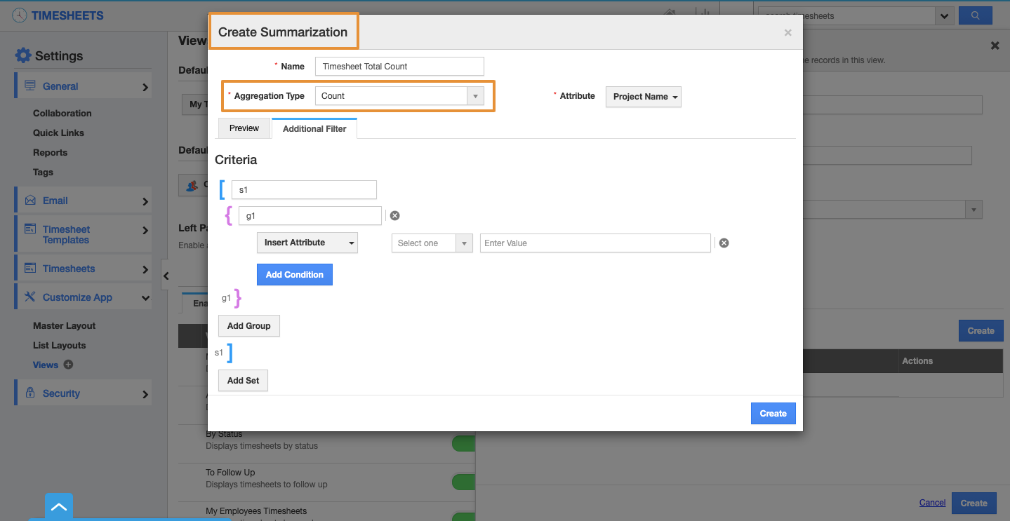 Create summarisation