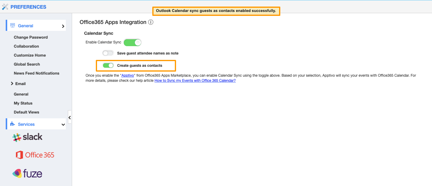 Save guest as contacts