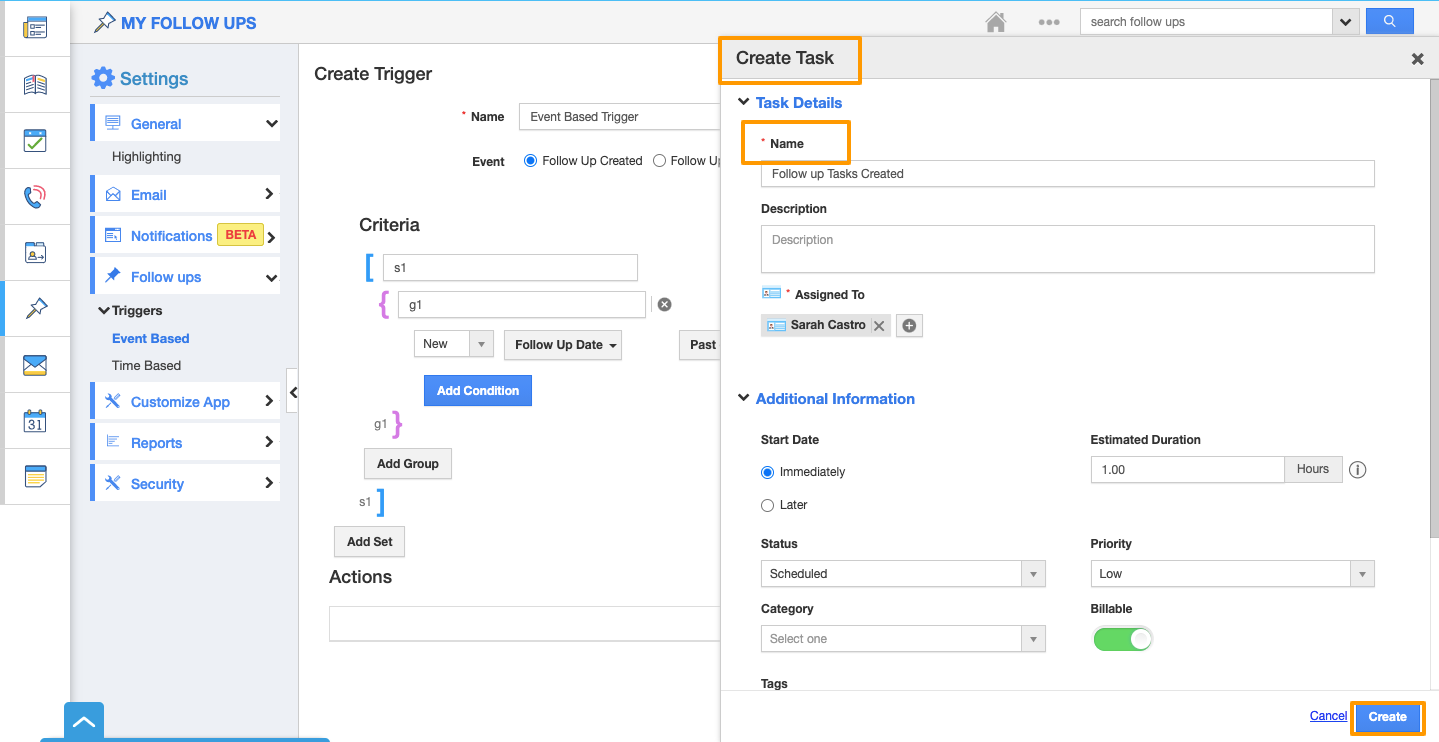 Create Task