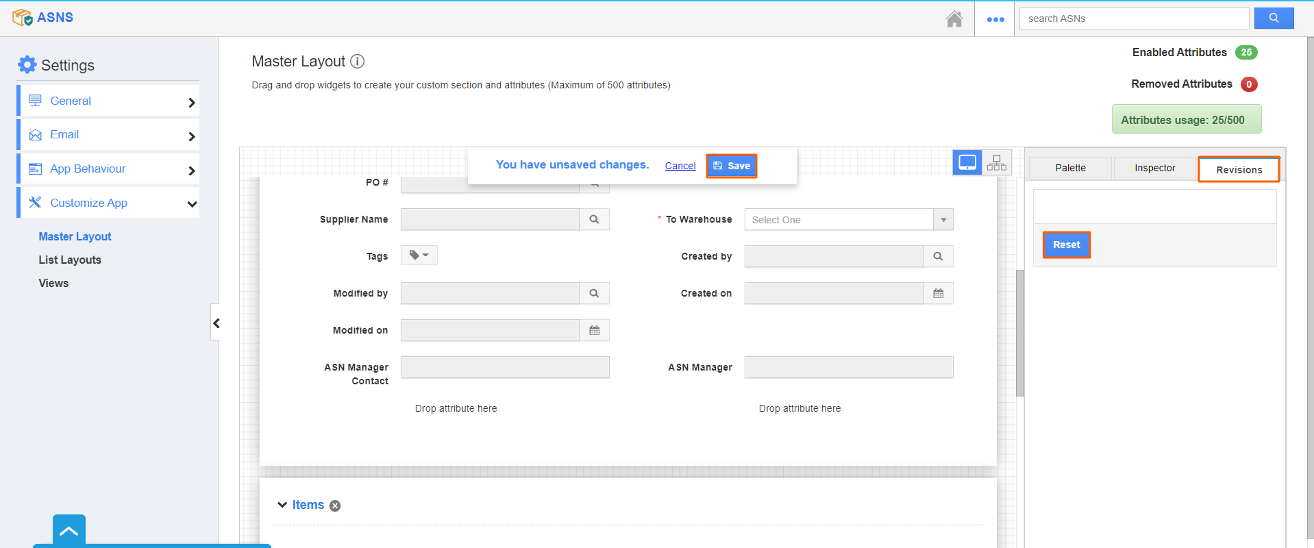 ASNs - ML Save