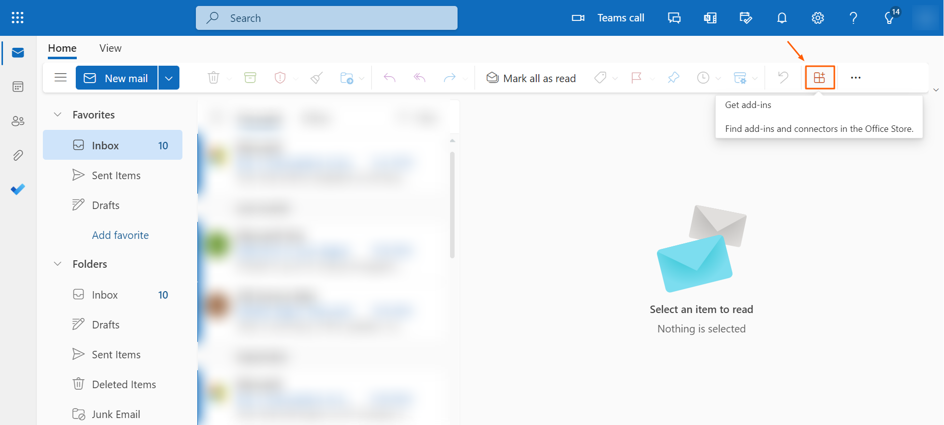 Outlook - Addins icon