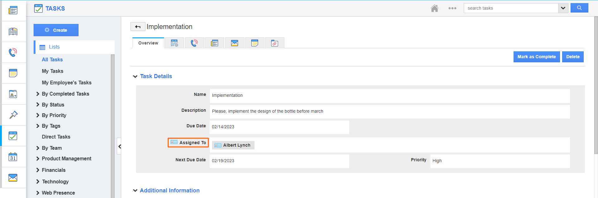 Tasks - Auto Assignee Final SS