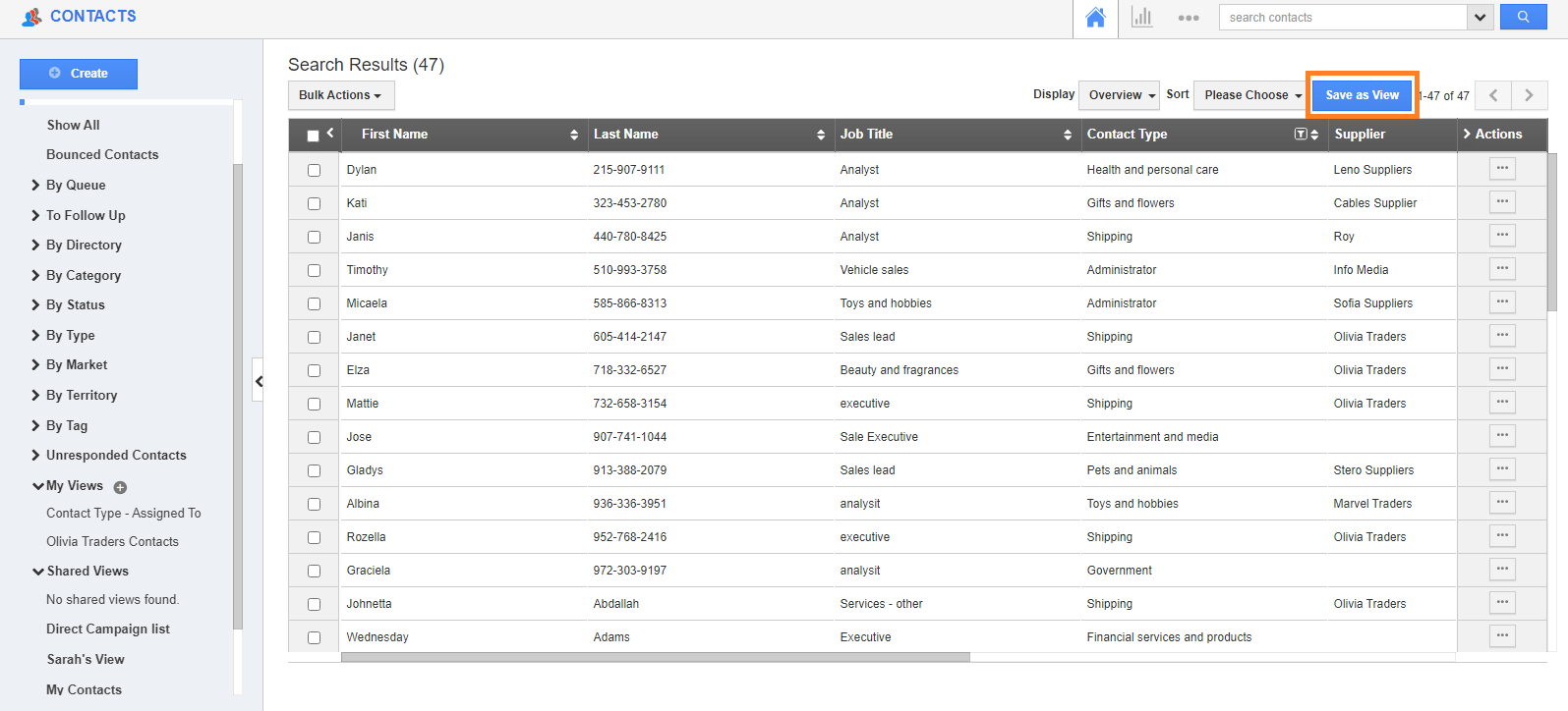 Home - Business Settings