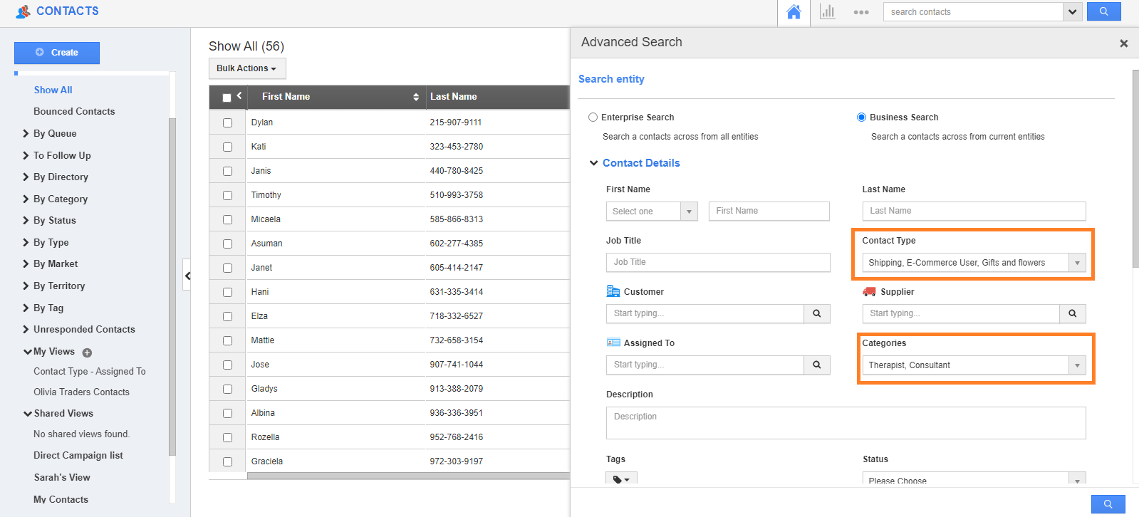 Home - Business Settings