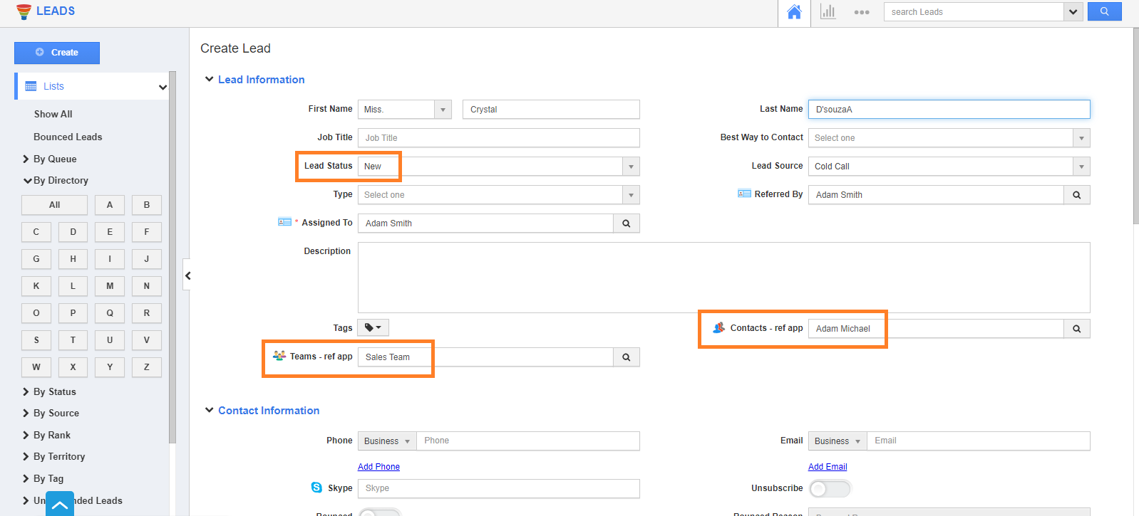 Home - Business Settings