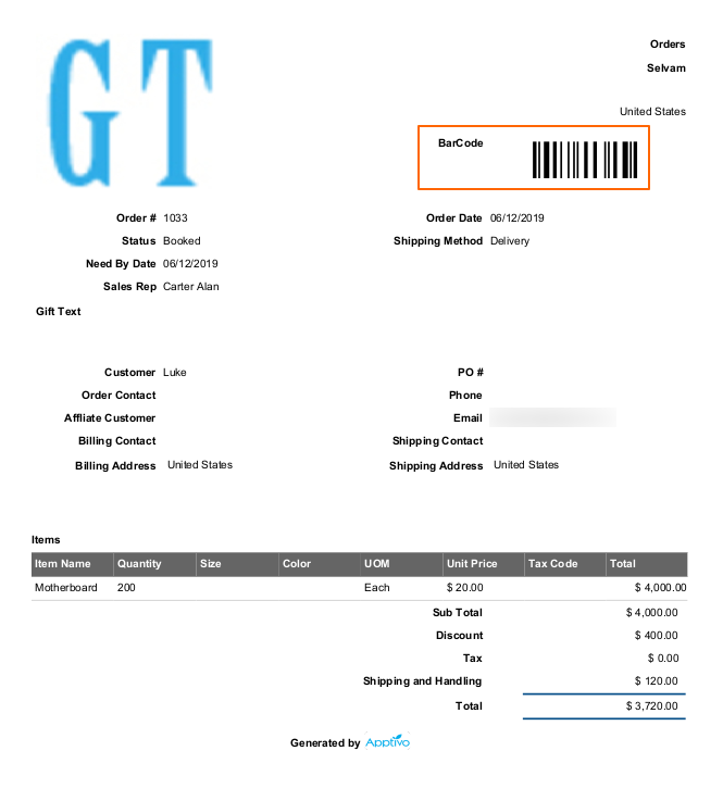 Printed-Order