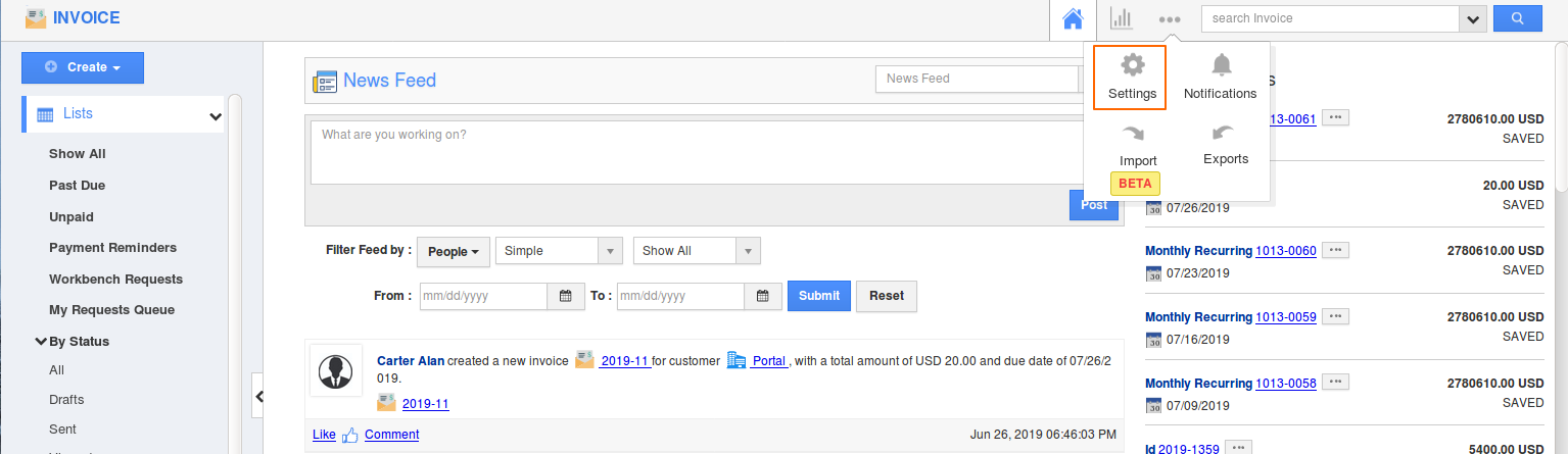 Settings-in-Invoices Settings-in-Invoices