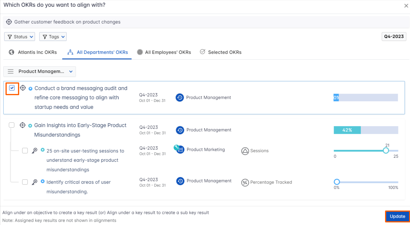 How to align an Objective as a key result or a subkey result? |Q&A ...