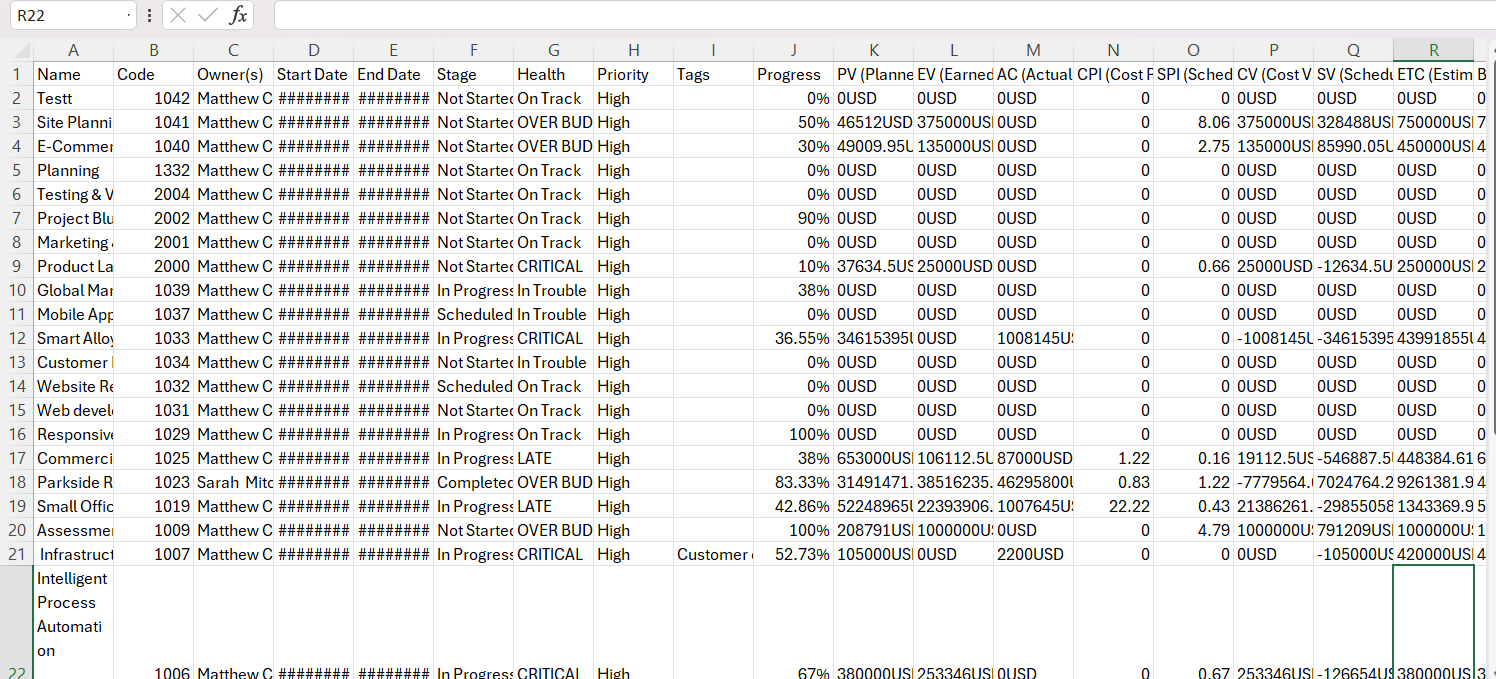 How do I export project data in Profit.co?|Q&A| Profit.co