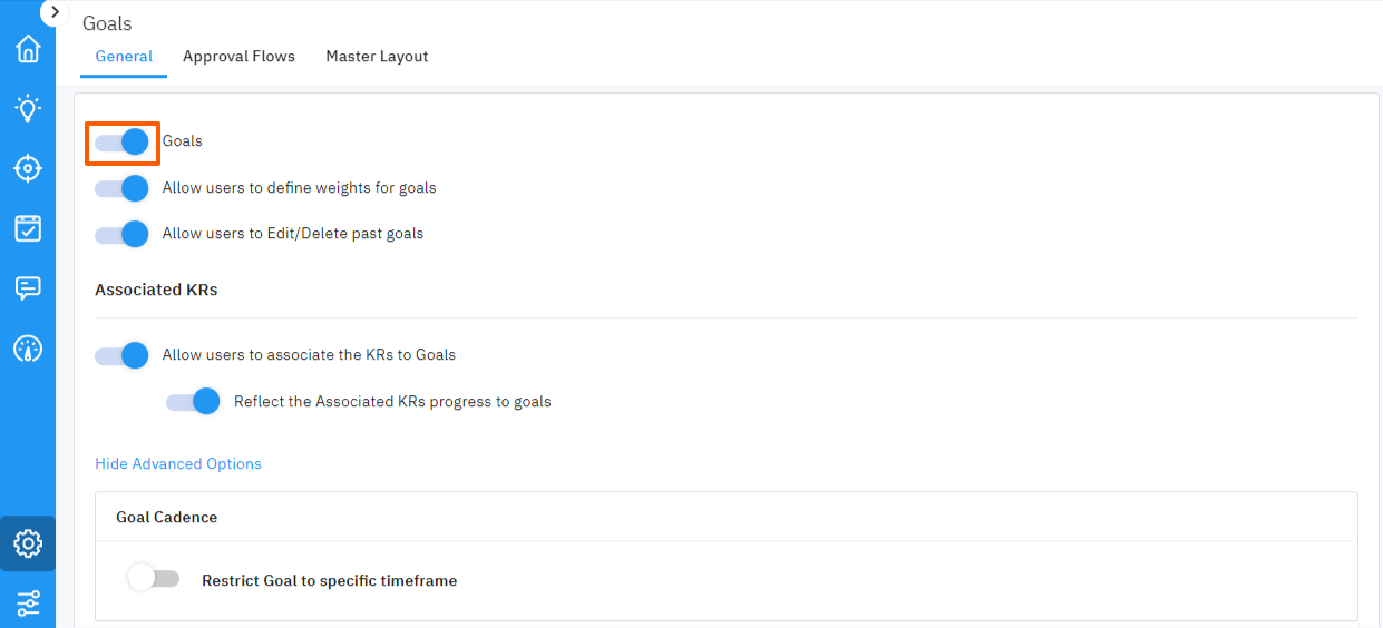 How to enable/disable goals in profit.co?Q&AProfit.co