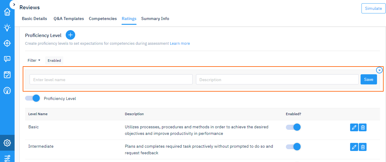 What is Proficiency level in Employee Review ? Q&A Profit.co