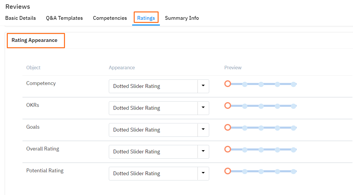 How to customize the Rating slider in performance reviews?Q&AProfit.co